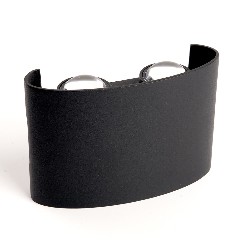 Уличные настенные светильники Светильник уличный светодиодный Feron DH701 4*1W 300Lm 3000K черный 48313 