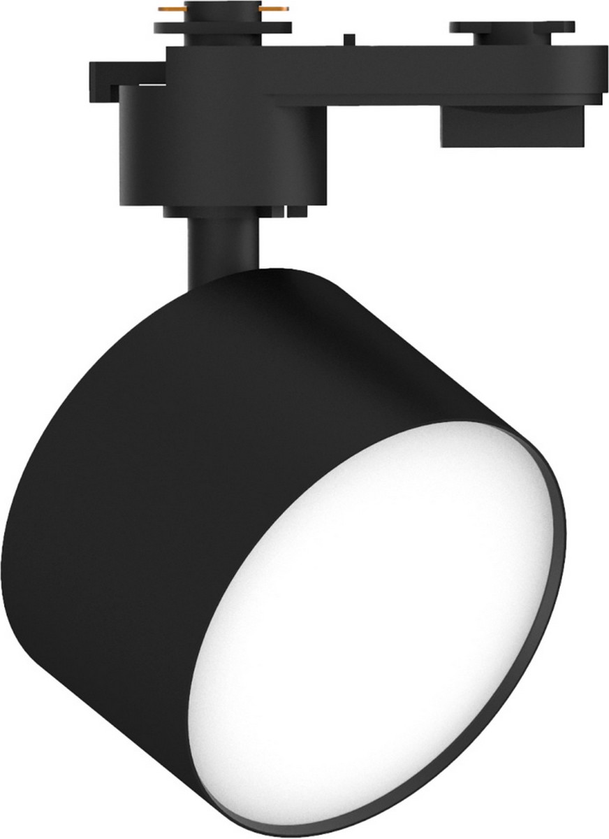 Трековые светодиодные светильники Светодиодный светильник Feron AL138 трековый 12W 4000K 110 градусов черный 51180 