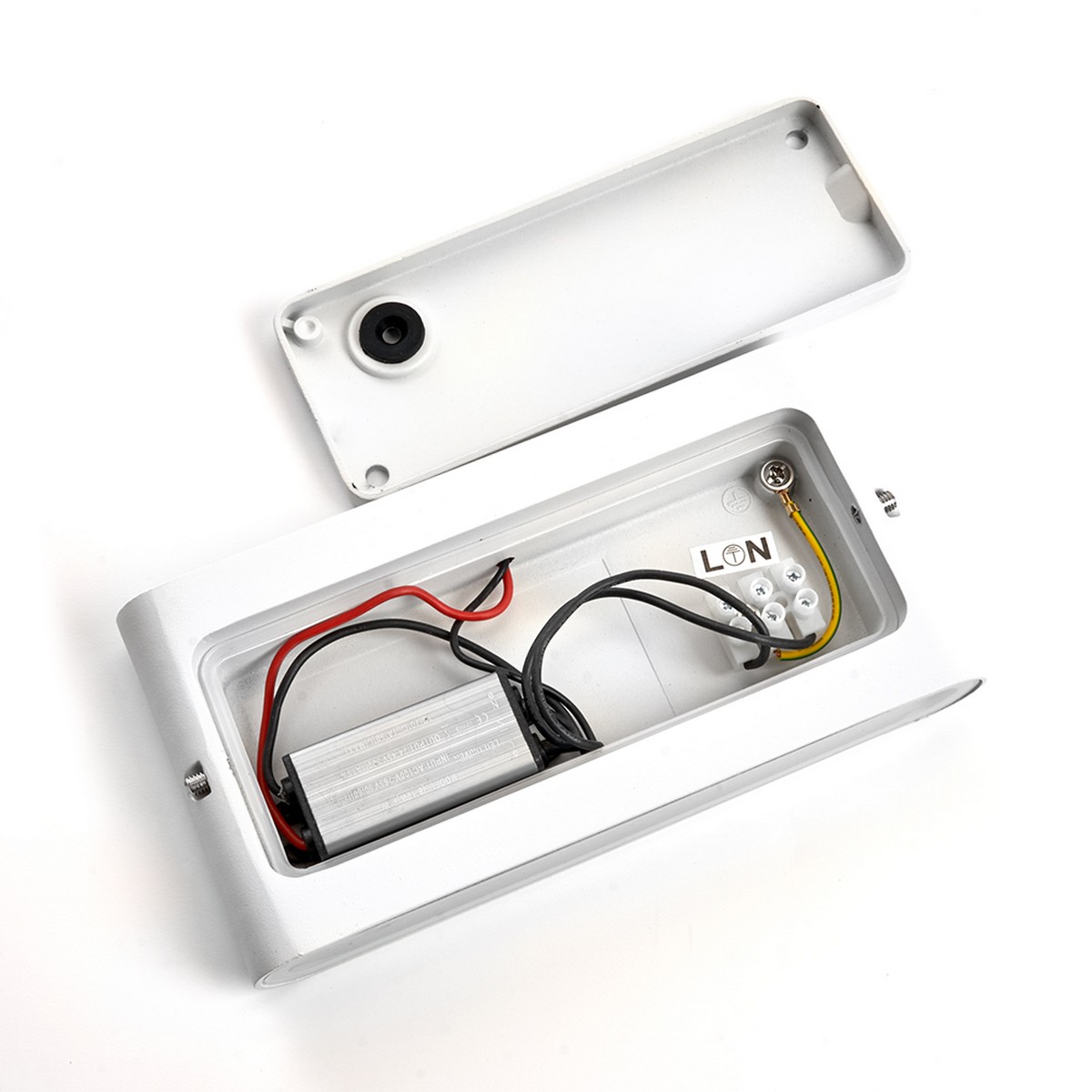 Уличные настенные светильники Светильник уличный светодиодный Feron DH505 8W 460lm 3000K белый 48363 