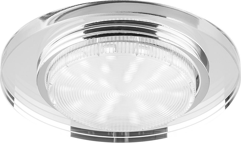 Встраиваемые светодиодные светильники Светильник встраиваемый Feron DL4060-2 потолочный прозрачный GX53 ESB53 20157