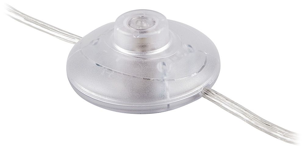 Сетевой шнур Feron DM106 (с ножным выключателем) прозрачный 29845