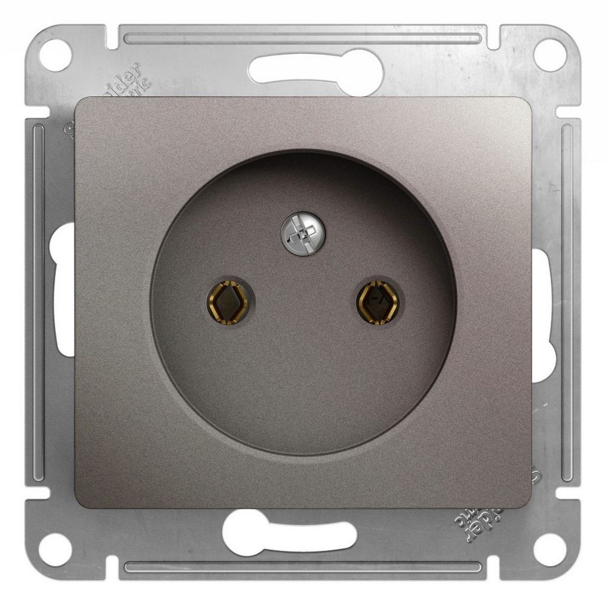 Glossa Платина Розетка Systeme Electric Glossa Платина б-з GSL001241