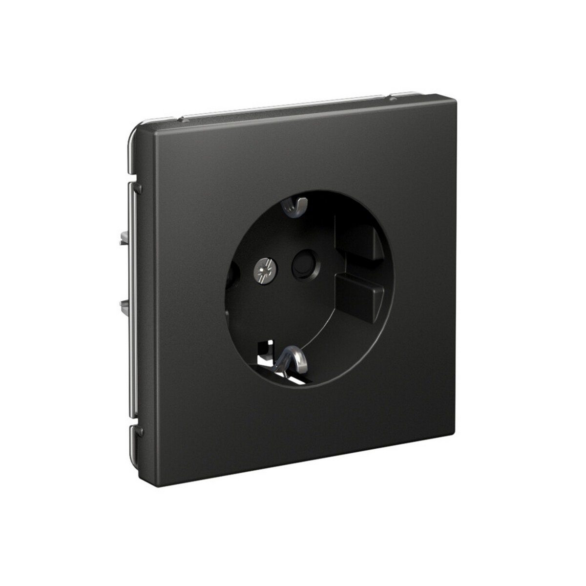 ArtGallery Базальт Розетка SE ArtGallery Базальт с заземлением со шторками, 16А быстрозажим. клем. GAL001445S