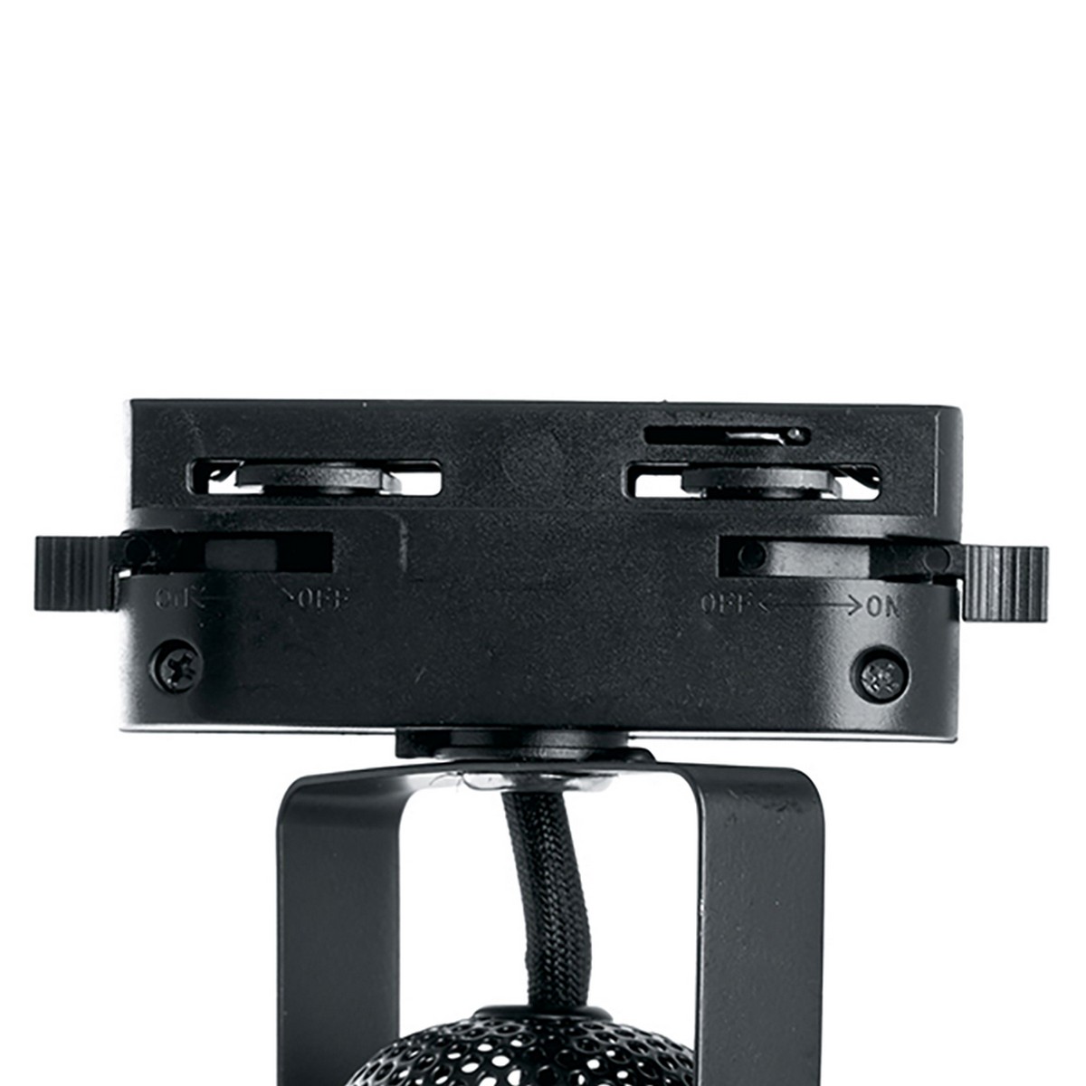 Трековые светодиодные светильники Светильник Feron AL191 трековый однофазный на шинопровод под лампу GU10 черный 41592 