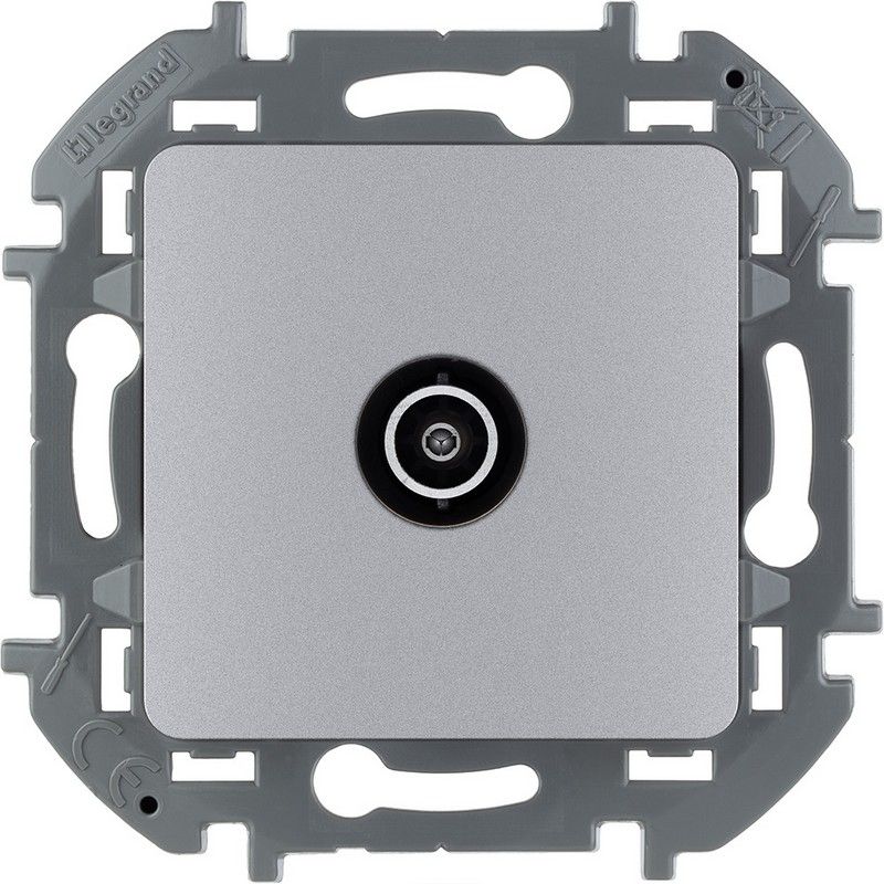 Legrand Inspiria Алюминий TV розетка Legrand INSPIRIA Алюминий оконечная 10 дБ 5862 мГц 673872