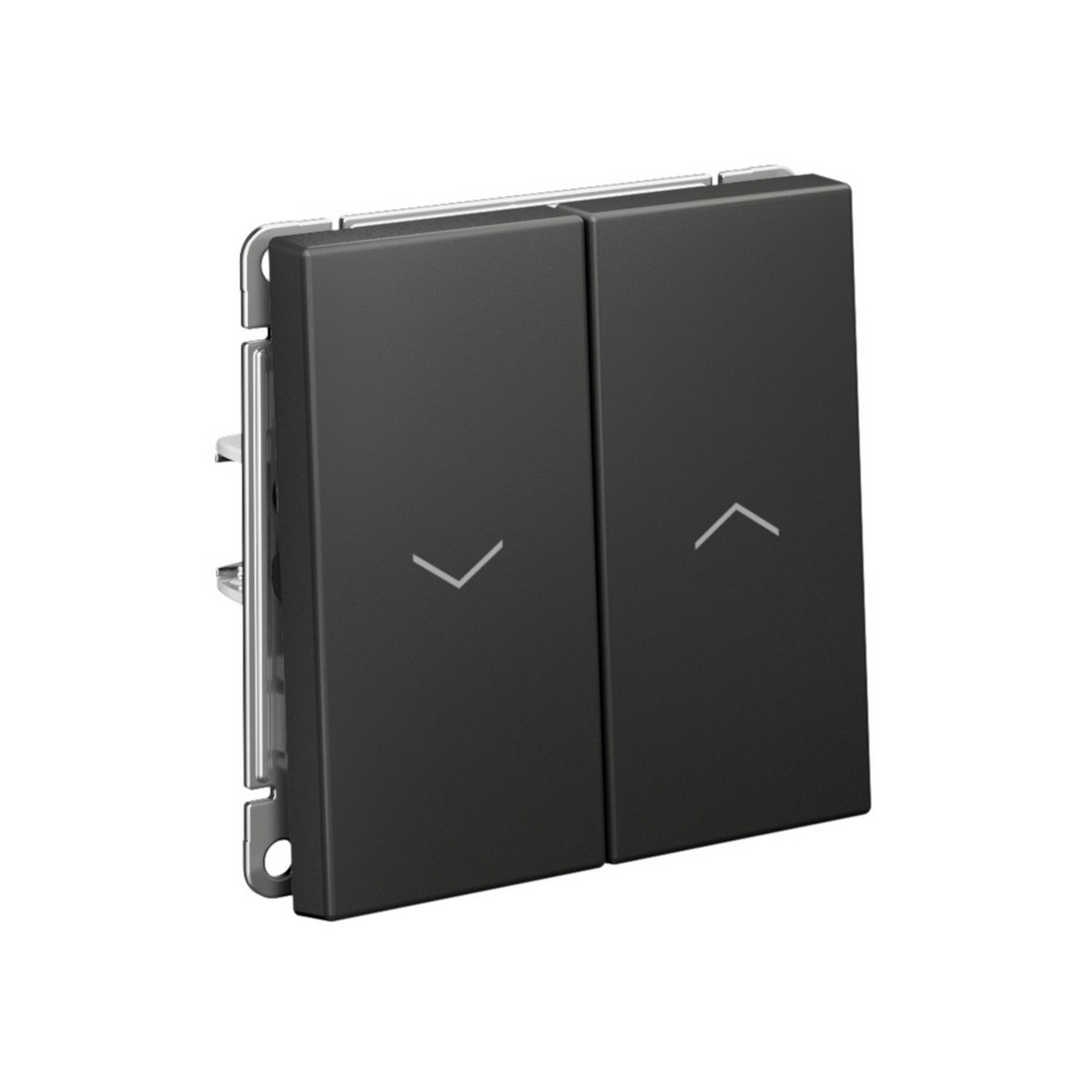 ArtGallery Базальт Выключатель Systeme Electric ArtGallery Базальт 2-клавишный для жалюзи  GAL001419