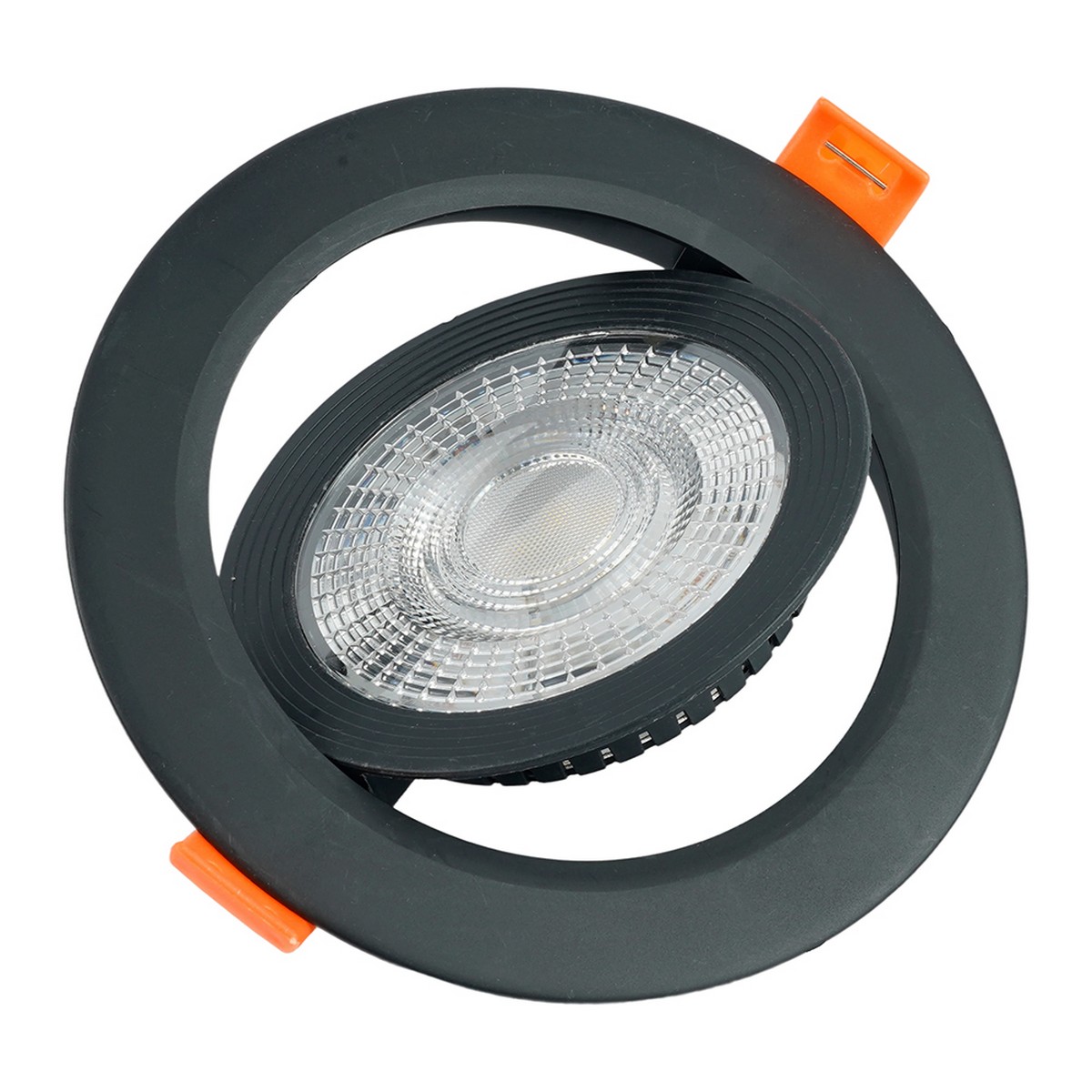 Встраиваемые светодиодные светильники Светодиодный светильник Feron.ONE AL540 встраиваемый 12W 4000K черный "круг" 52051 