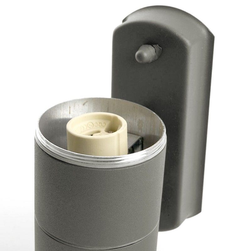 Уличные настенные светильники Светильник садово-парковый Feron DH0704 на стену 2*GU10 230V серый 11882 