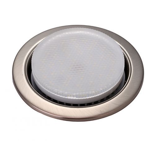 Встраиваемые светодиодные светильники Встраиваемый светильник светодиодный LBT встраиваемый GX53 сатин-никель GX5380-3