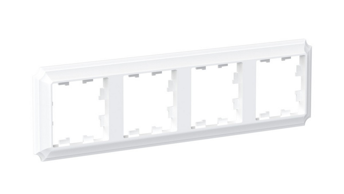 AtlasDesign Рамки Antique Рамка Systeme Electric AtlasDesign Antique Белый 4-ая, универсальная ATN100104