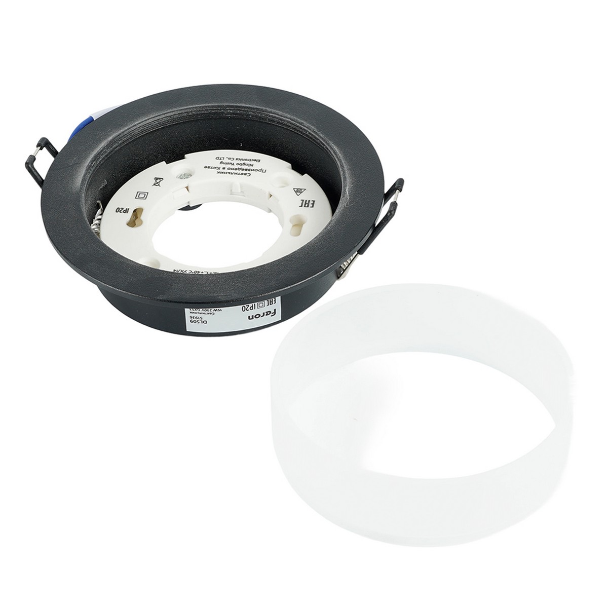 Встраиваемые светодиодные светильники Светильник встраиваемый Feron DL509 потолочный GX53 черный 51936 