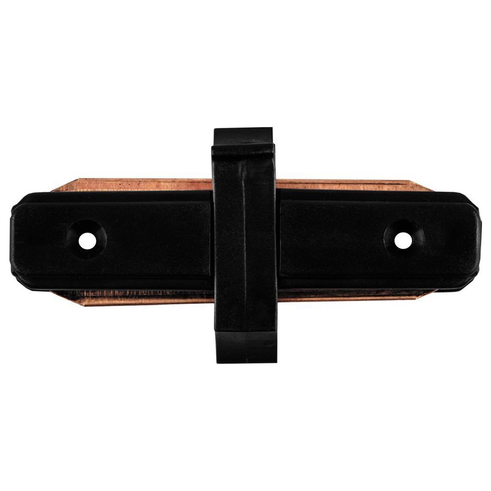 Трековые светодиодные светильники Коннектор прямой для шинопровода Feron LD1000 черный 10324 