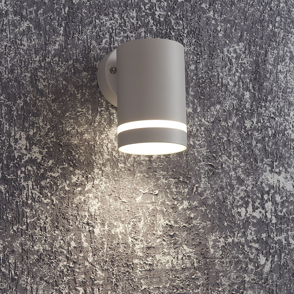 Уличные настенные светильники Светильник садово-парковый Feron DH1001 на стену  GX53 230V белый 48315 