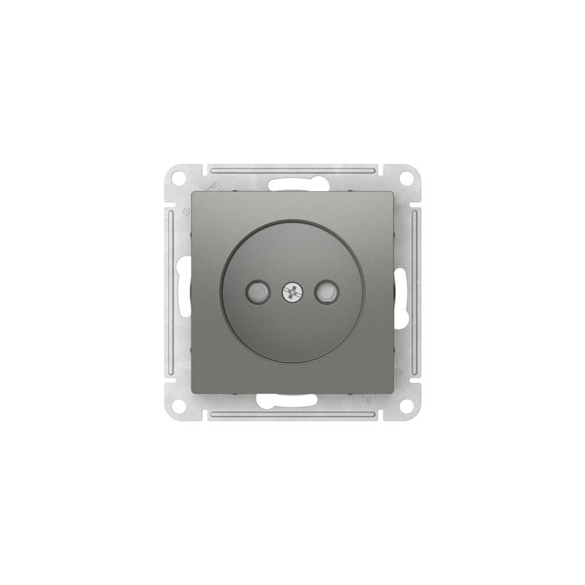 AtlasDesign Сталь Розетка SE AtlasDesign Сталь без заземления со шторками быстрозажим. клем. ATN000949S