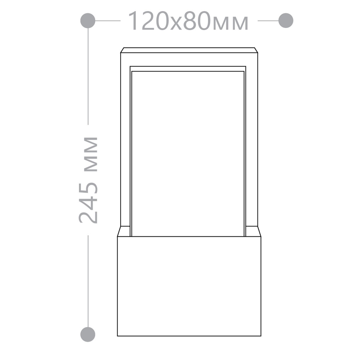 Уличные настенные светильники Светильник Feron DH0601 садово-парковый на стену E27 черный 11874 