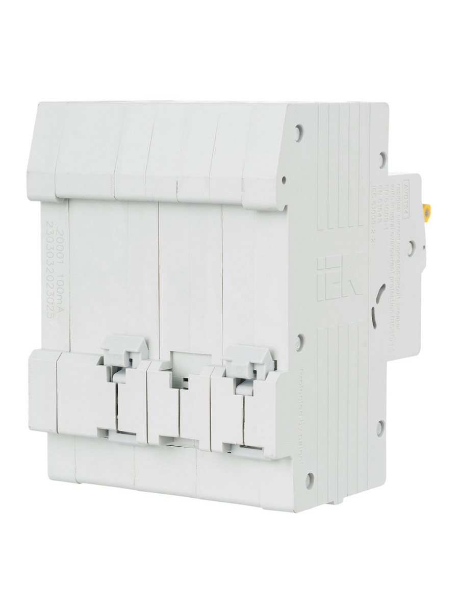 IEK Дифференциальный автоматический выключатель IEK KARAT АВДТ 34 C25 100мА MAD22-6-025-C-100 