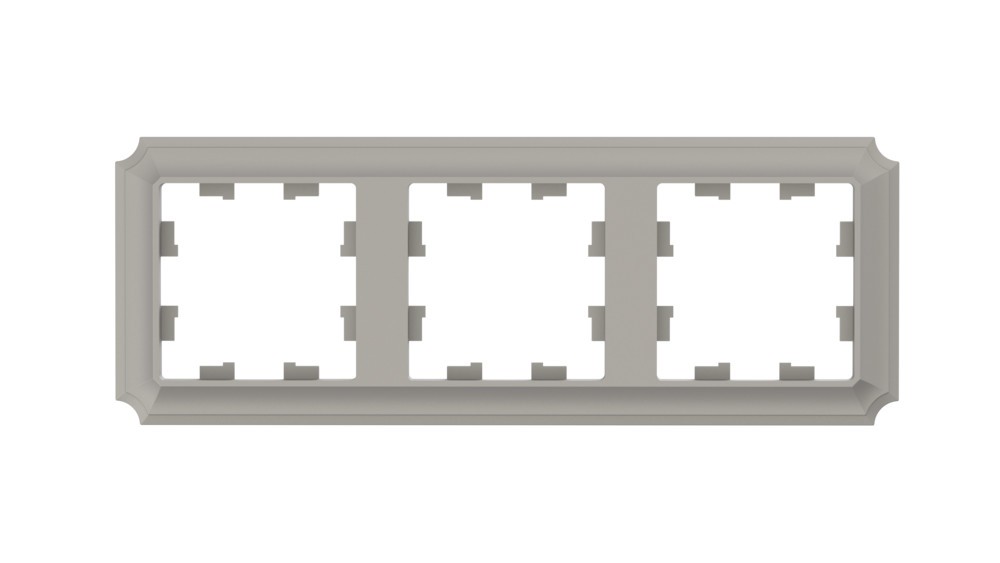 AtlasDesign Рамки Antique Рамка Systeme Electric AtlasDesign Antique Шампань 3-ая, универсальная ATN100503