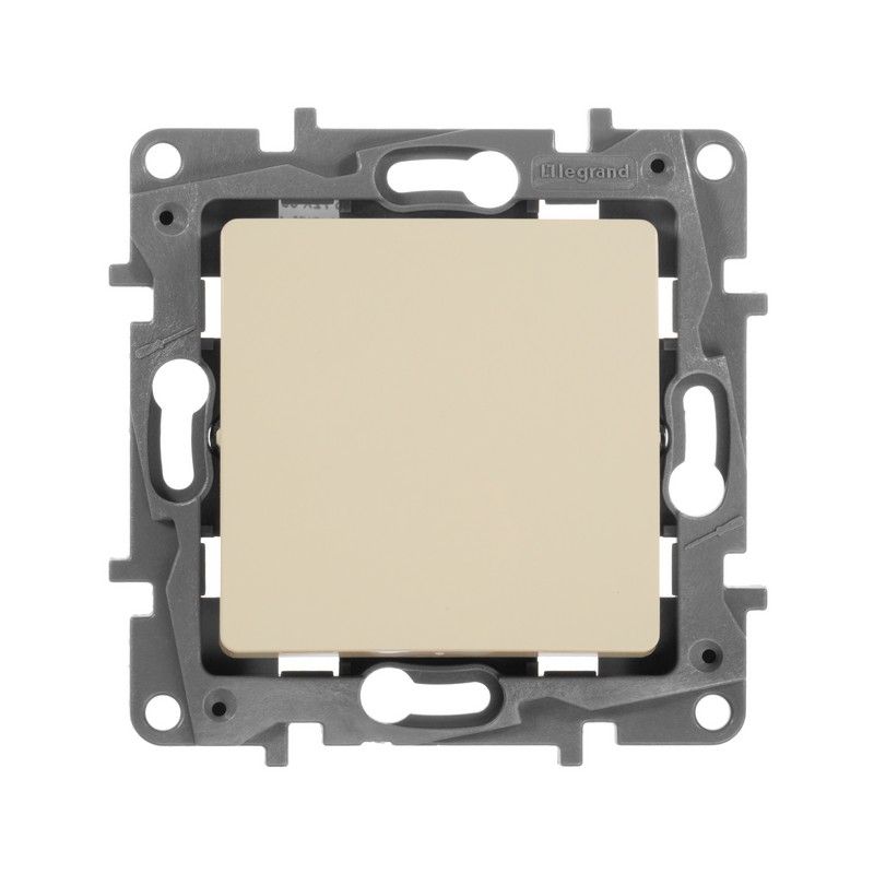 Legrand Etika Слоновая кость Переключатель промежуточный Legrand Etika Слоновая кость 1-клавишный, винтовые клеммы,
