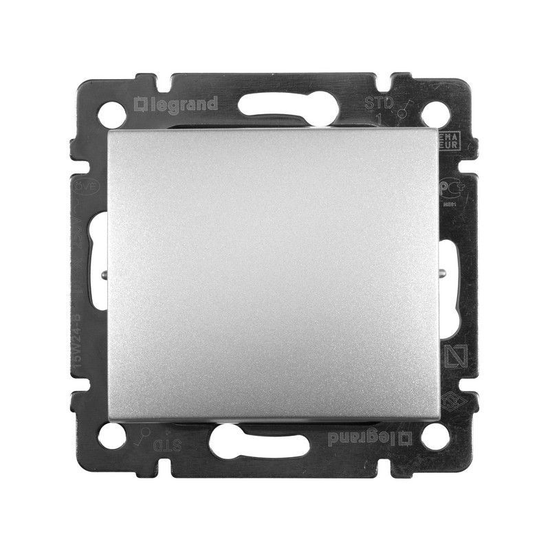Legrand Valena Classic Алюминий Выключатель Legrand Valena Алюминий 1-клавишный 770101