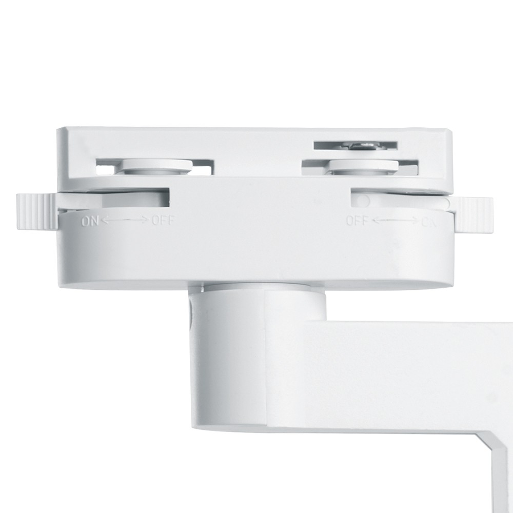 Трековые светодиодные светильники Светильник Feron AL193 трековый однофазный на шинопровод под лампу E27, белый 41597 