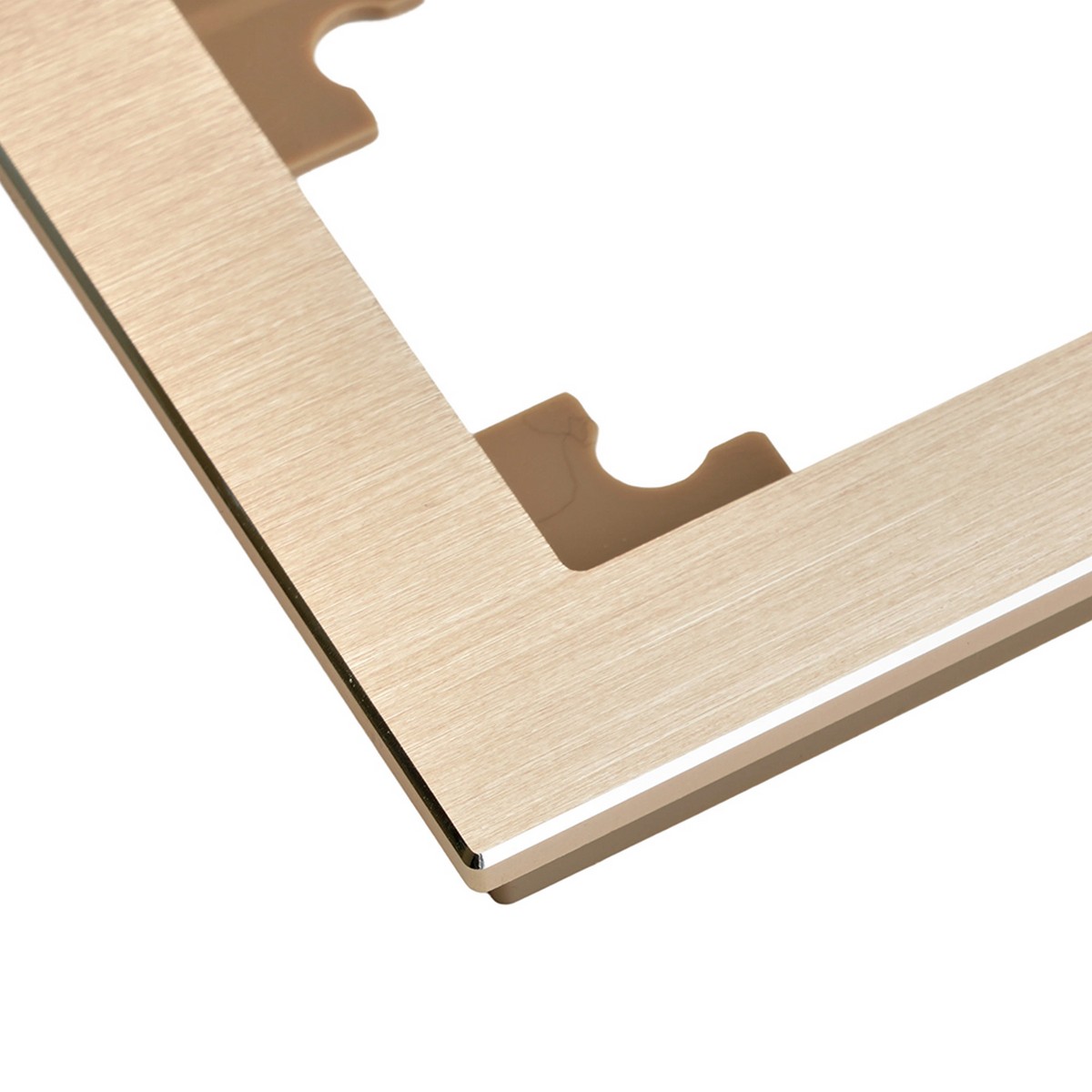 Катрин - Розетки и выключатели Stekker Рамка 5-местная металл STEKKER MFR00-7005-02 Катрин шампань 50026