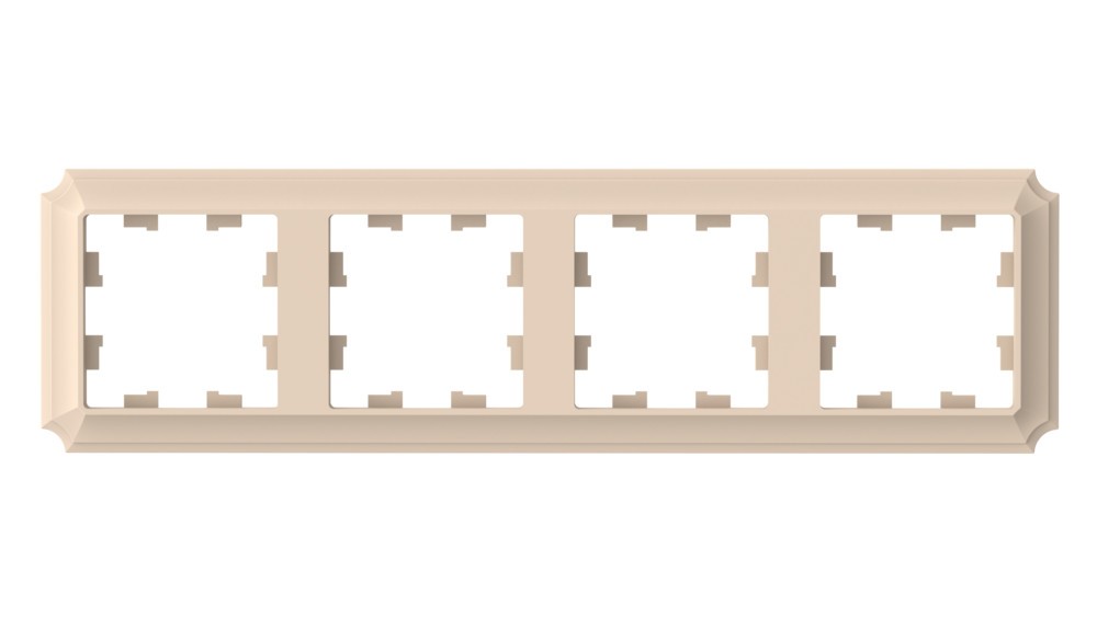 AtlasDesign Рамки Antique Рамка Systeme Electric AtlasDesign Antique Песочный 4-ая, универсальная ATN101204