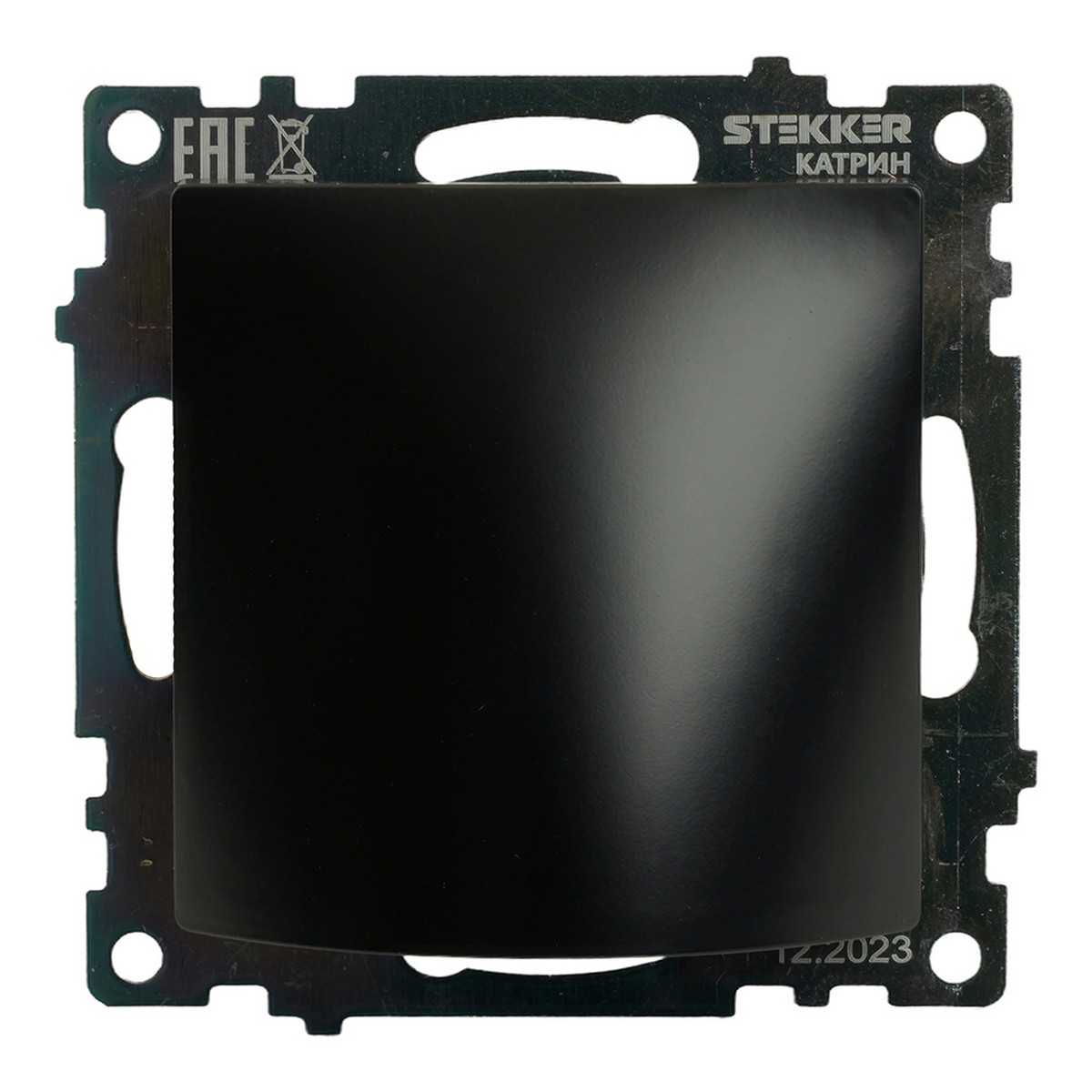 Катрин - Розетки и выключатели Stekker Кабельный вывод STEKKER Катрин черный GLS00-7116-05 49466