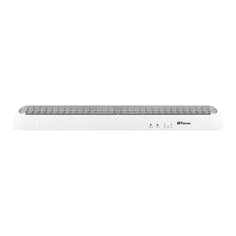 Светодиодные светильники ЖКХ Светильник аккумуляторный Feron EL17 90 LED AC/DC белый 12898 
