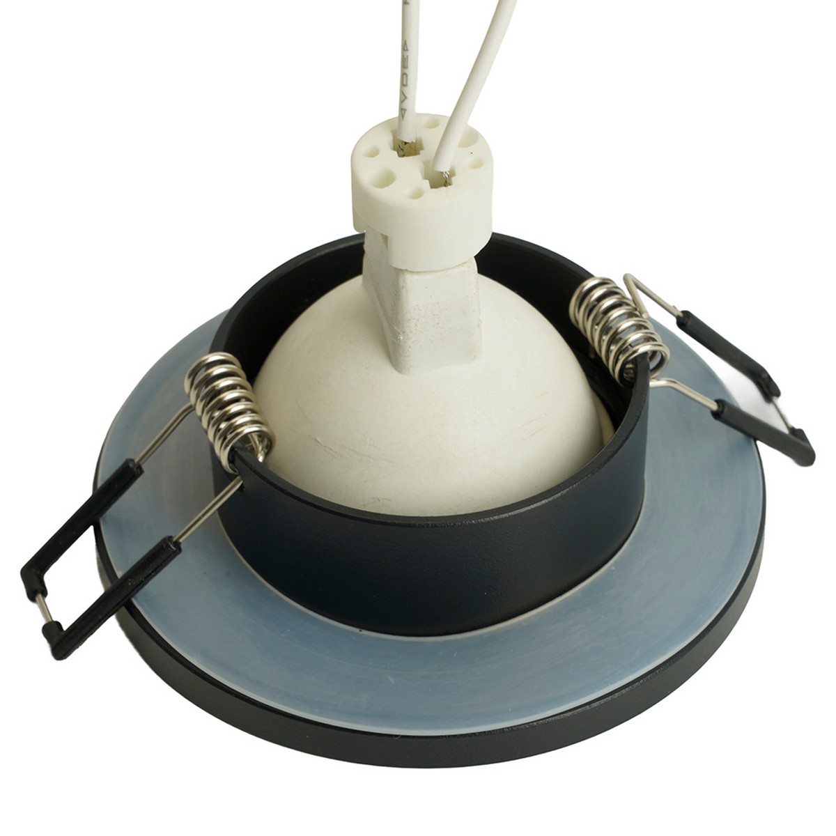 Встраиваемые светодиодные светильники Светильник встраиваемый Feron DL3114 потолочный MR16 G5.3 черный 51367 