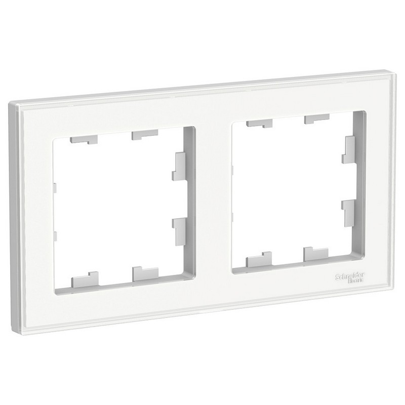 AtlasDesign Белый Рамка Systeme Electric AtlasDesign Art Бел 2-ая ATN200102