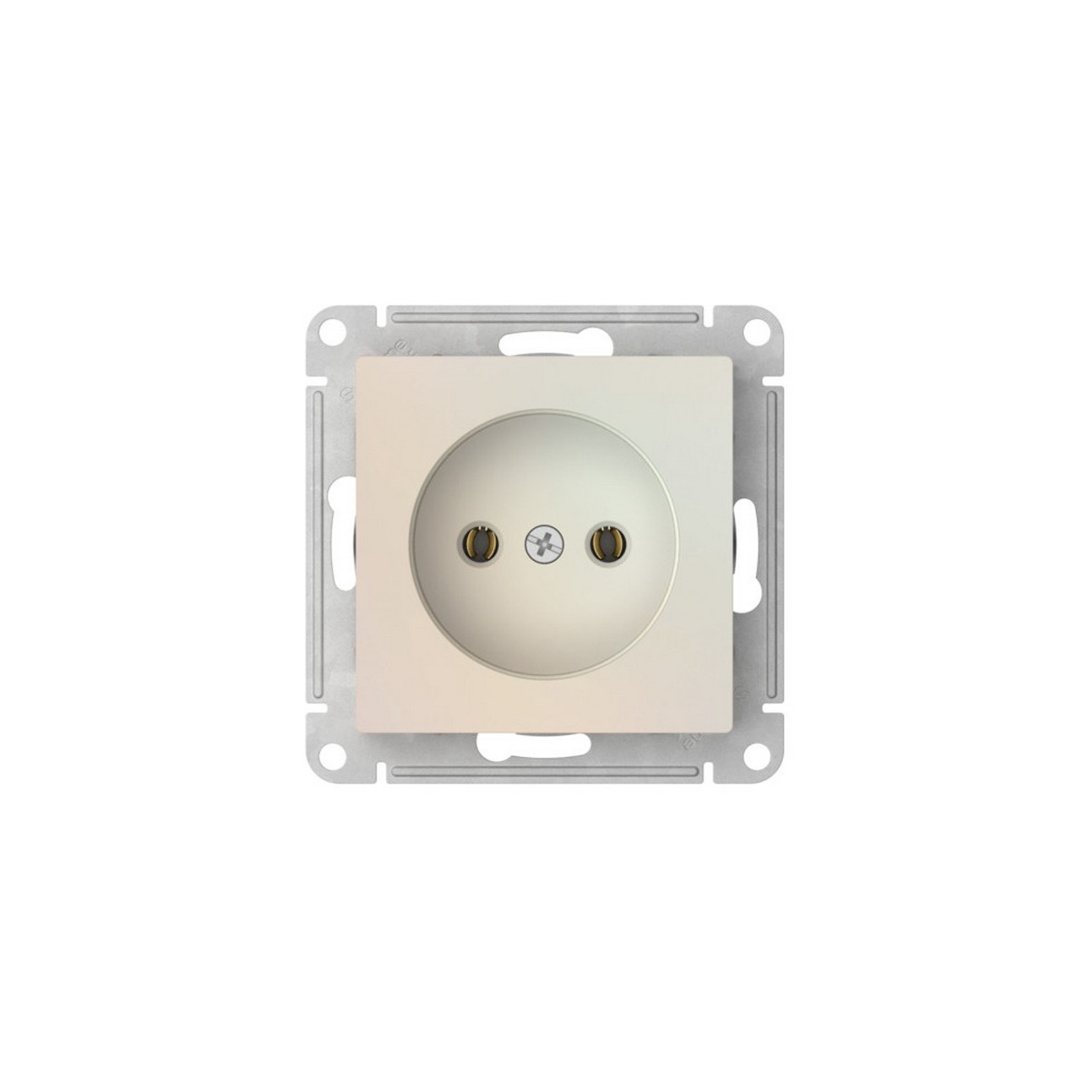 AtlasDesign Жемчуг Розетка SE AtlasDesign Жемчуг без заземления без шторок быстрозажим. клем. ATN000441S