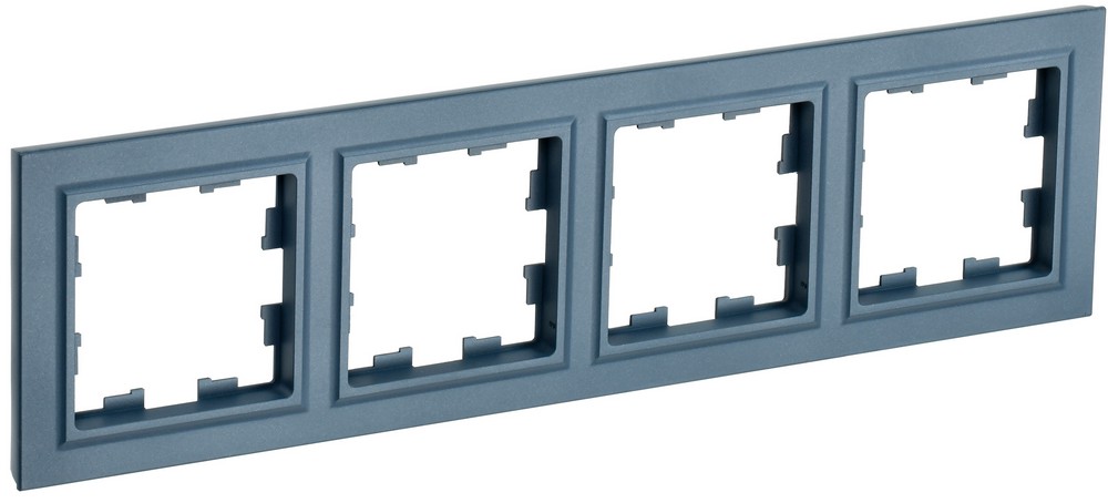 IEK Brite Рамки Рамка IEK BRITE 4-местная РУ-4-БрМ маренго BR-M42-K35