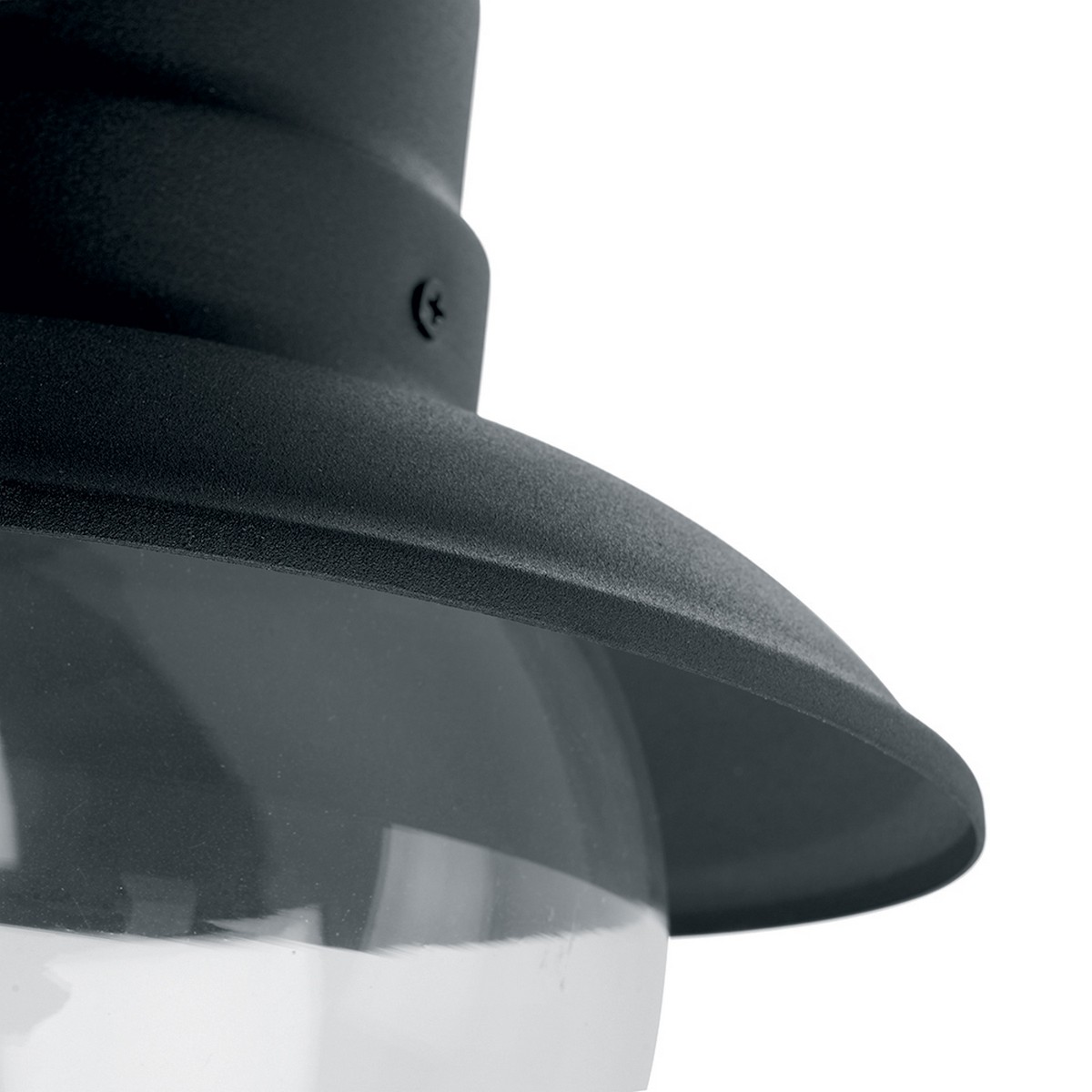 Уличные настенные светильники Светильник садово-парковый Feron PL571 на стену вниз 60W 230V E27 черный 11597 