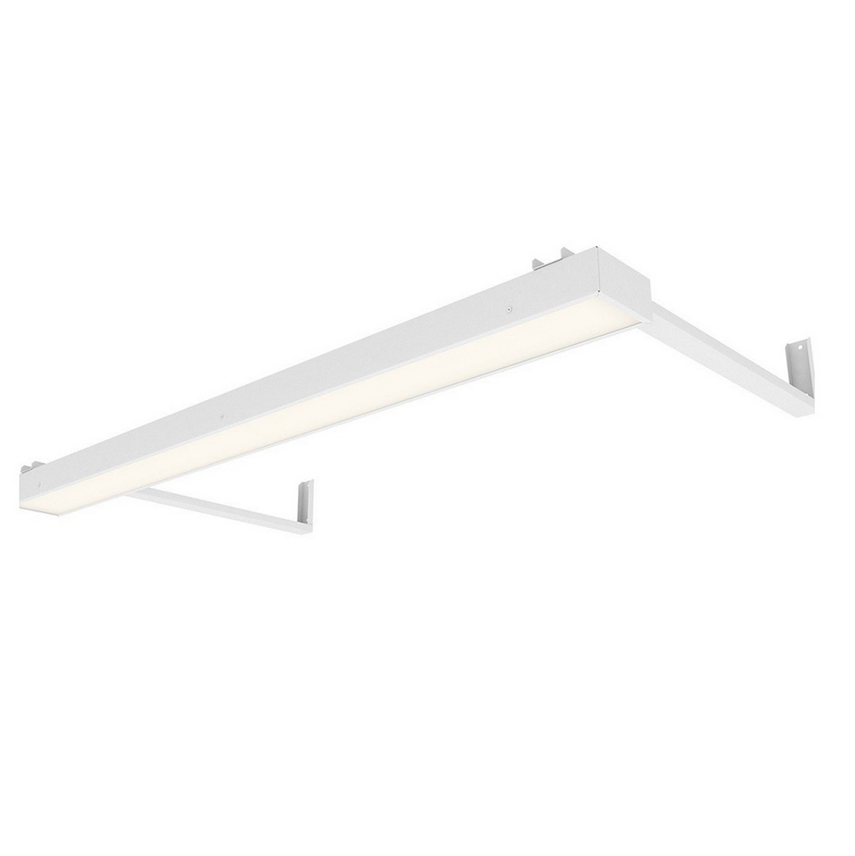 Светодиодные светильники ЖКХ Светильник для школьных досок Feron TR DS Line с кронштейном 1195 мм 30Вт 4000К IP40 белый 52121 