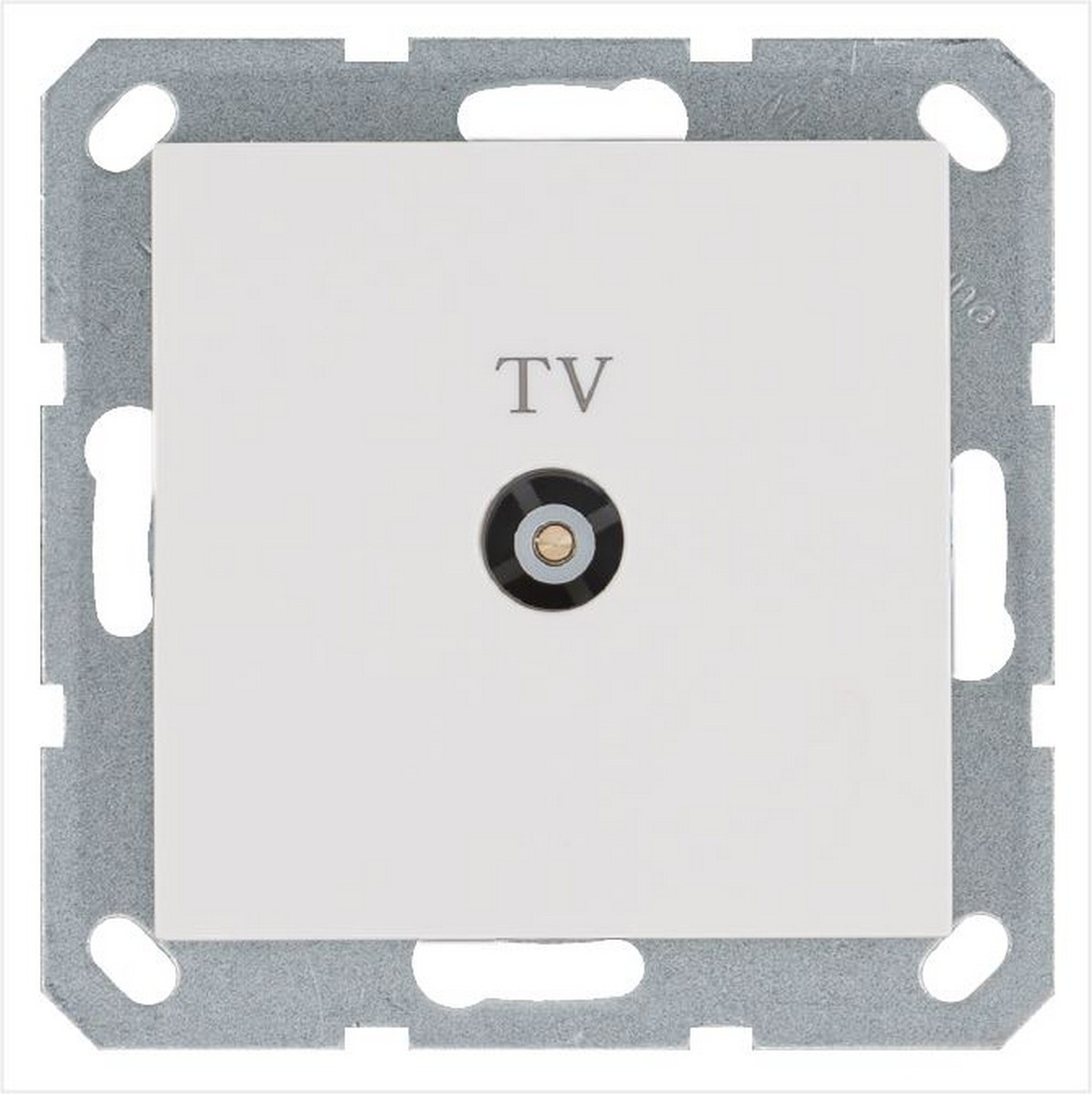 JASMART G - розетки и выключатели Розетка JASMART TV оконечная Белый глянцевый G6001W