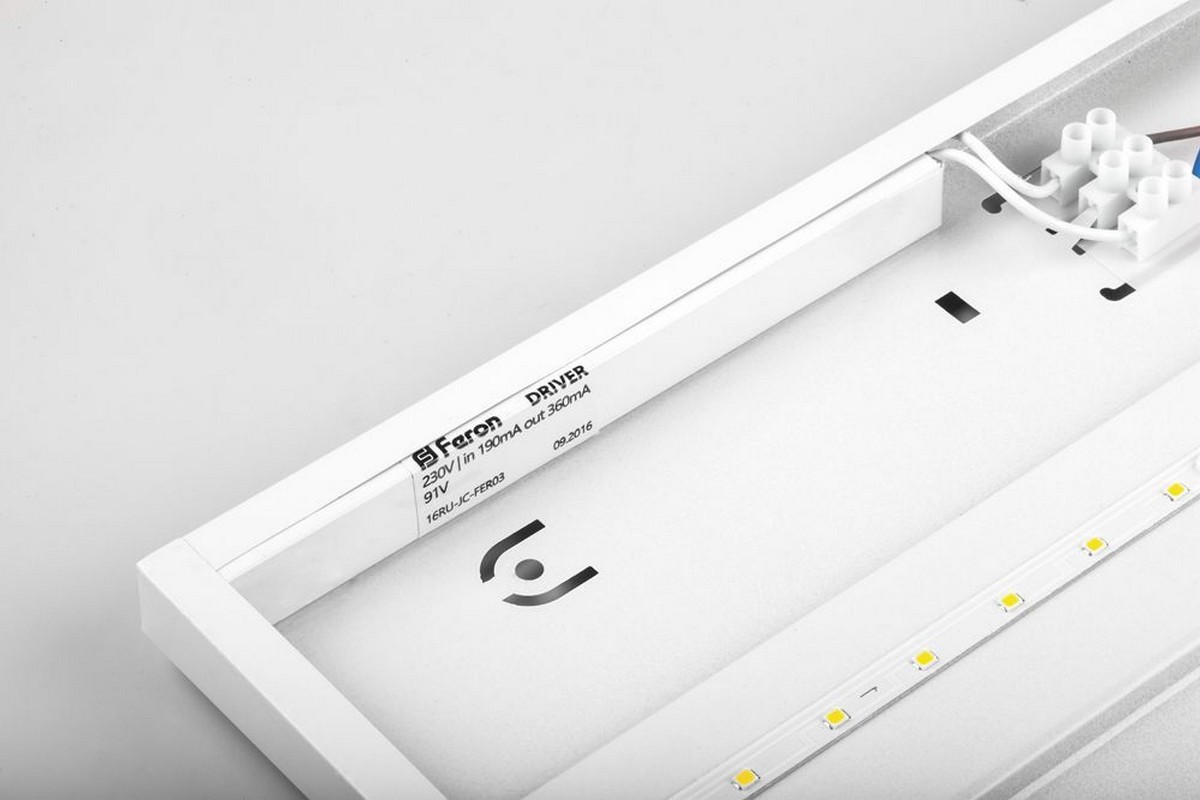 Светодиодные светильники армстронг 600*600 Светодиодный светильник Feron AL2115 Армстронг 36W 6500К универсальный призма 21085 