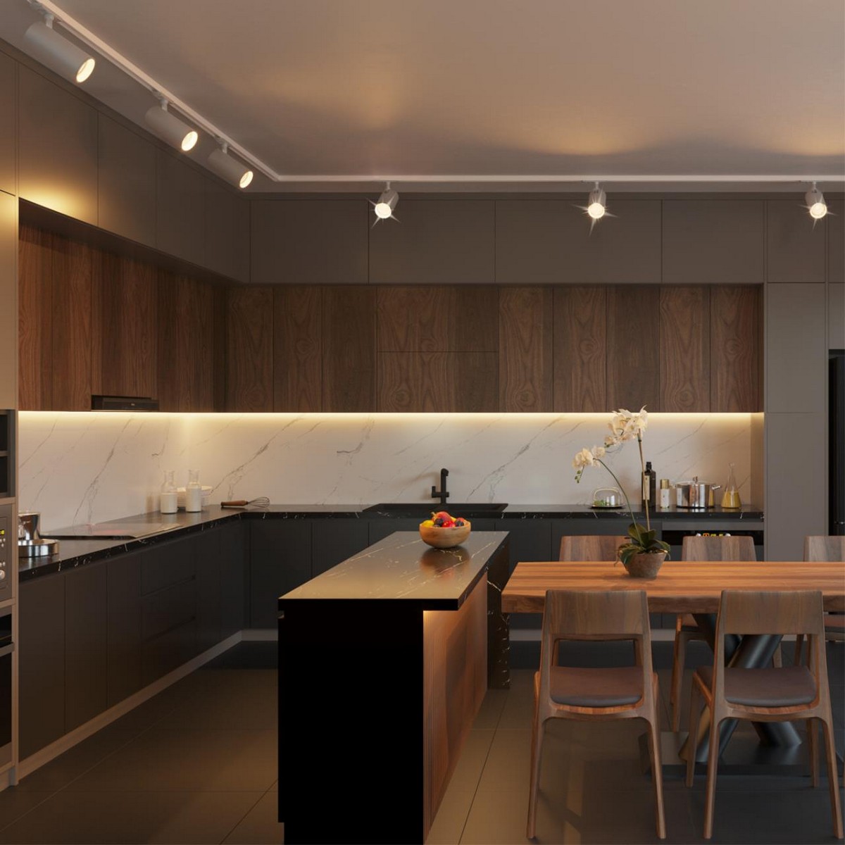 Трековые светодиодные светильники Светильник трековый однофазный трехжильный светодиодный NOVOTECH 359151 SELENE 