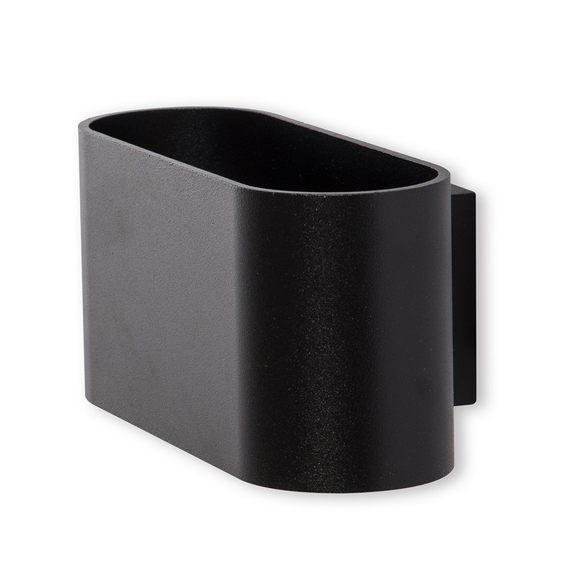 Накладные светодиодные светильники Светильник настенный Feron ML1780 Oval 5W чёрный 48435 