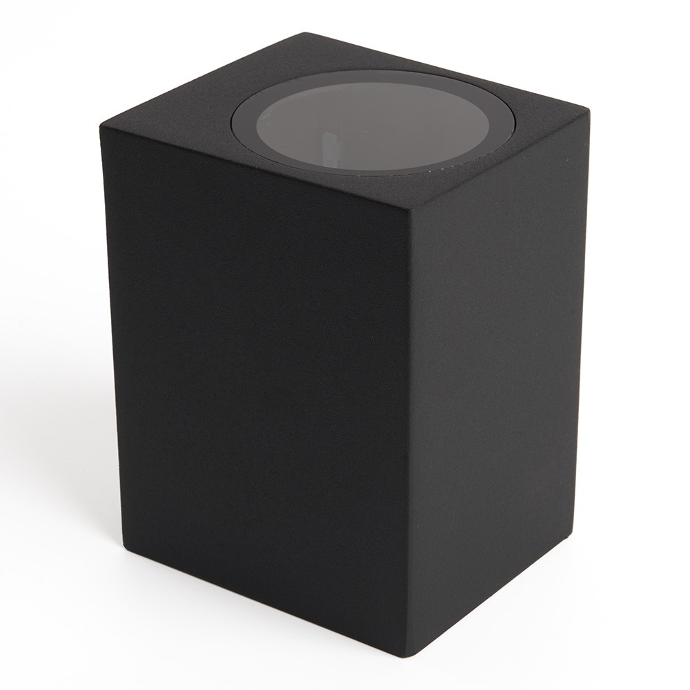 Уличные настенные светильники Светильник садово-парковый Feron DH050 на стену GU10 230V черный 48325 