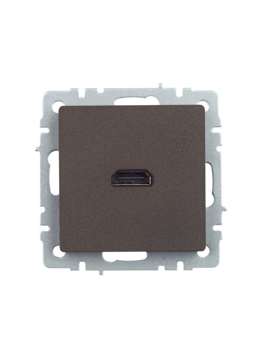 IEK Brite Бронза Розетка IEK BRITE HDMI РHDMI-0-БрТБ темная бронза BR-H10-K45