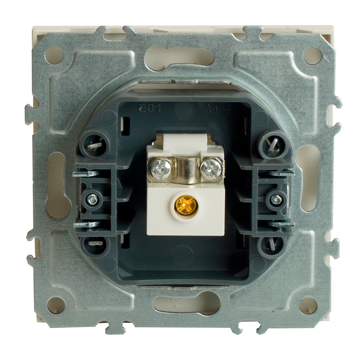 Эмили - Розетки и выключатели Stekker Розетка телевизионная 1-ая STEKKER Эмили RST00-5108-01 75 Ом 5-862МГц  белый фарфор soft touch 49875