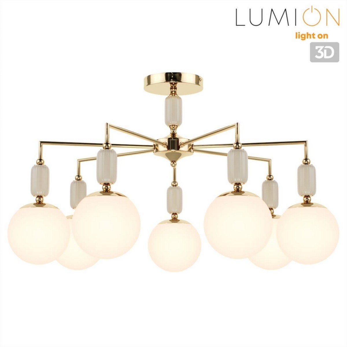 Люстры Люстра потолочная LUMION 6580/7C VIVIEN 
