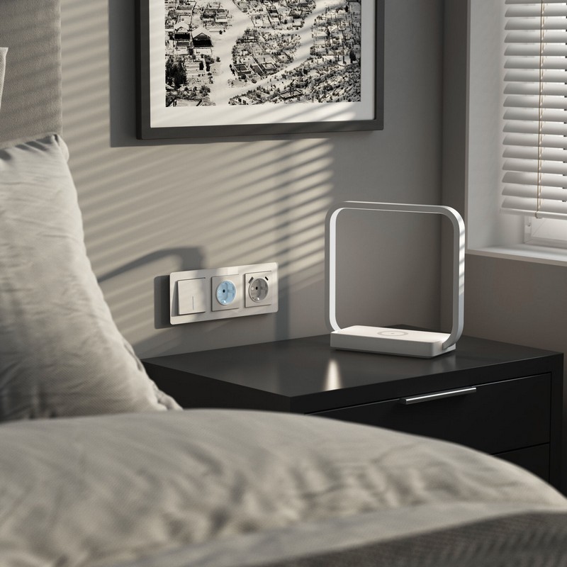 Werkel Белый матовый механизмы Розетка Werkel с подсветкой (белый матовый) W1171461