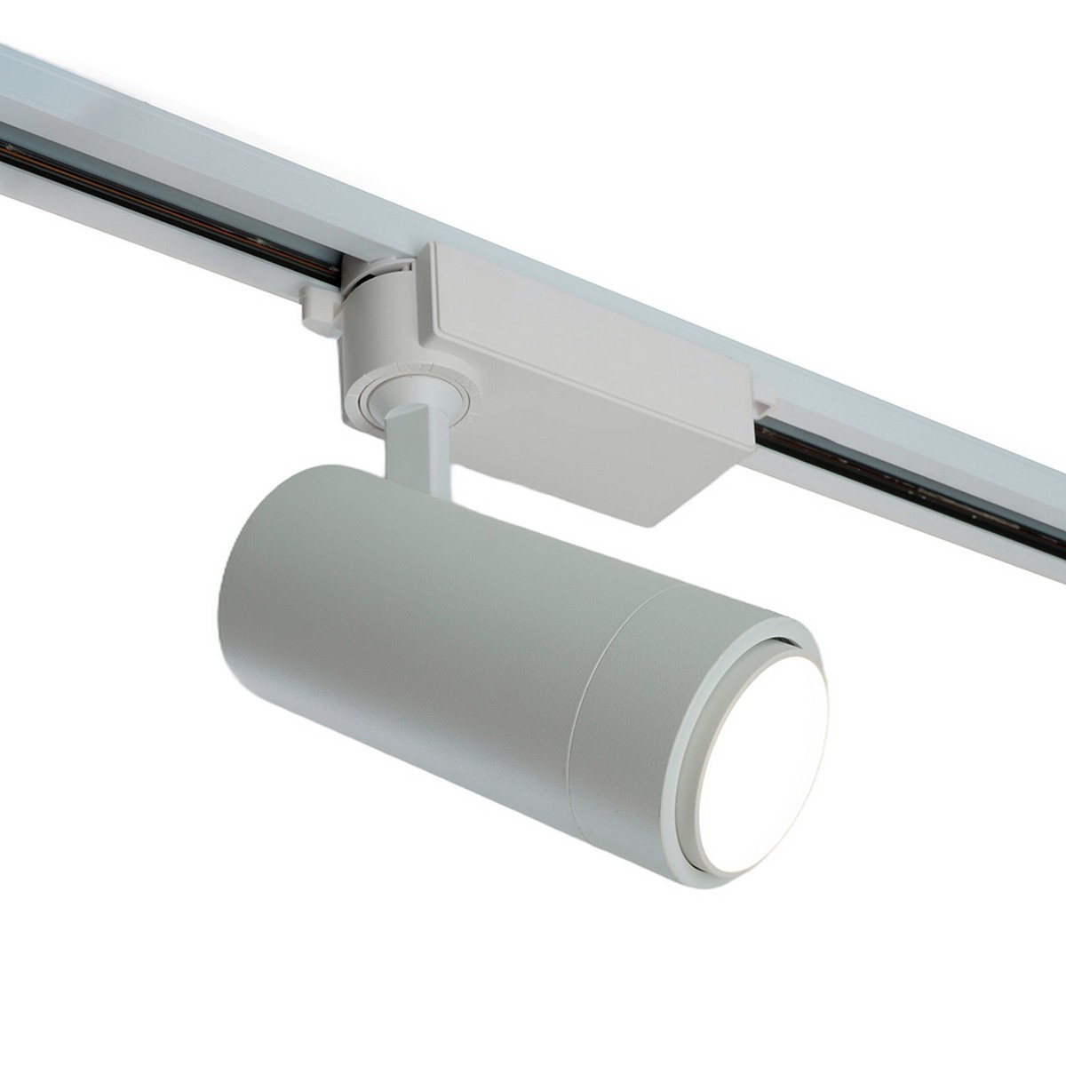 Трековые светодиодные светильники Светодиодный светильник Feron AL137 трековый 20W 4000K белый изменяемый угол освещения 15-60 град 51175 