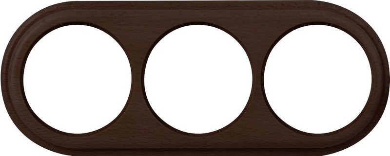Werkel Ретро Рамка Werkel ретро WL15-frame-03 (венге) на 3 поста