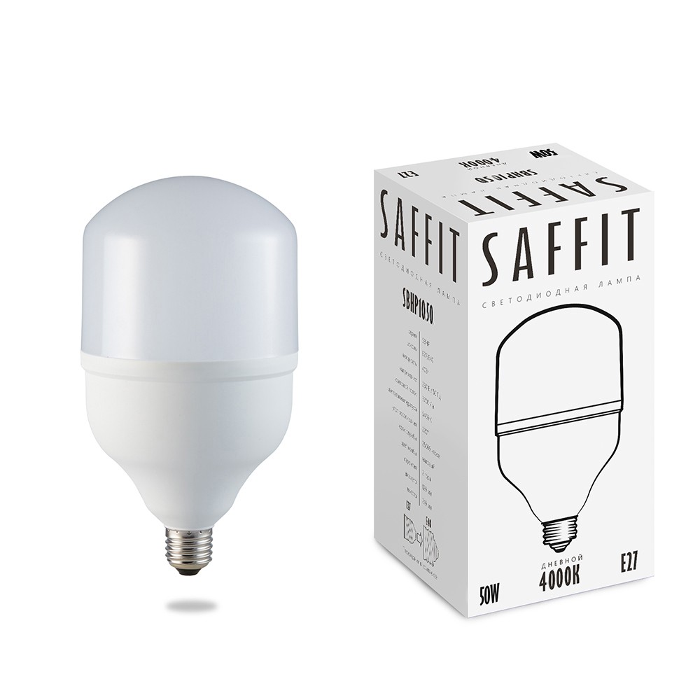 E27 Лампа светодиодная Saffit SBHP1050 50W E27-E40 4000К 55094 