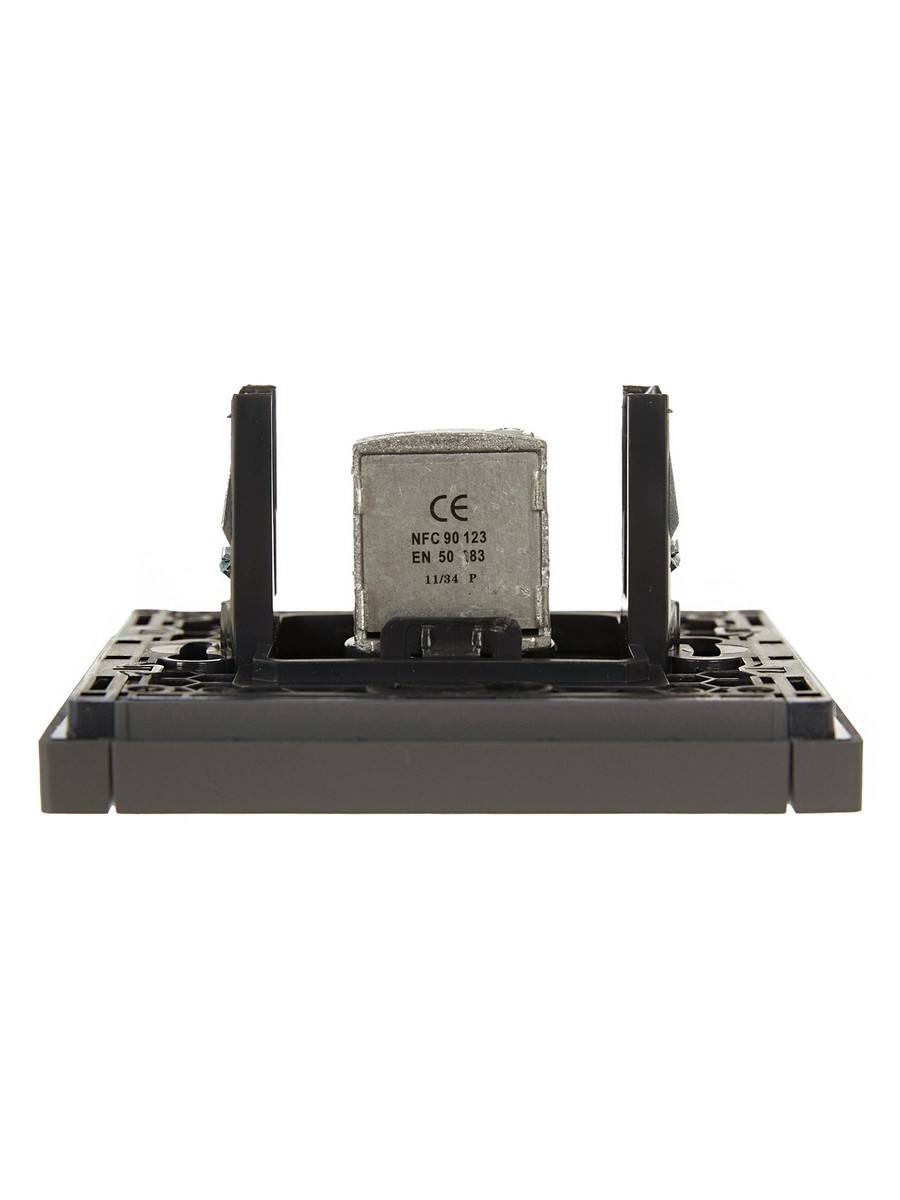 IEK FORTE&PIANO Серый Розетка IEK FORTE&PIANO Серый TV проходная FP329