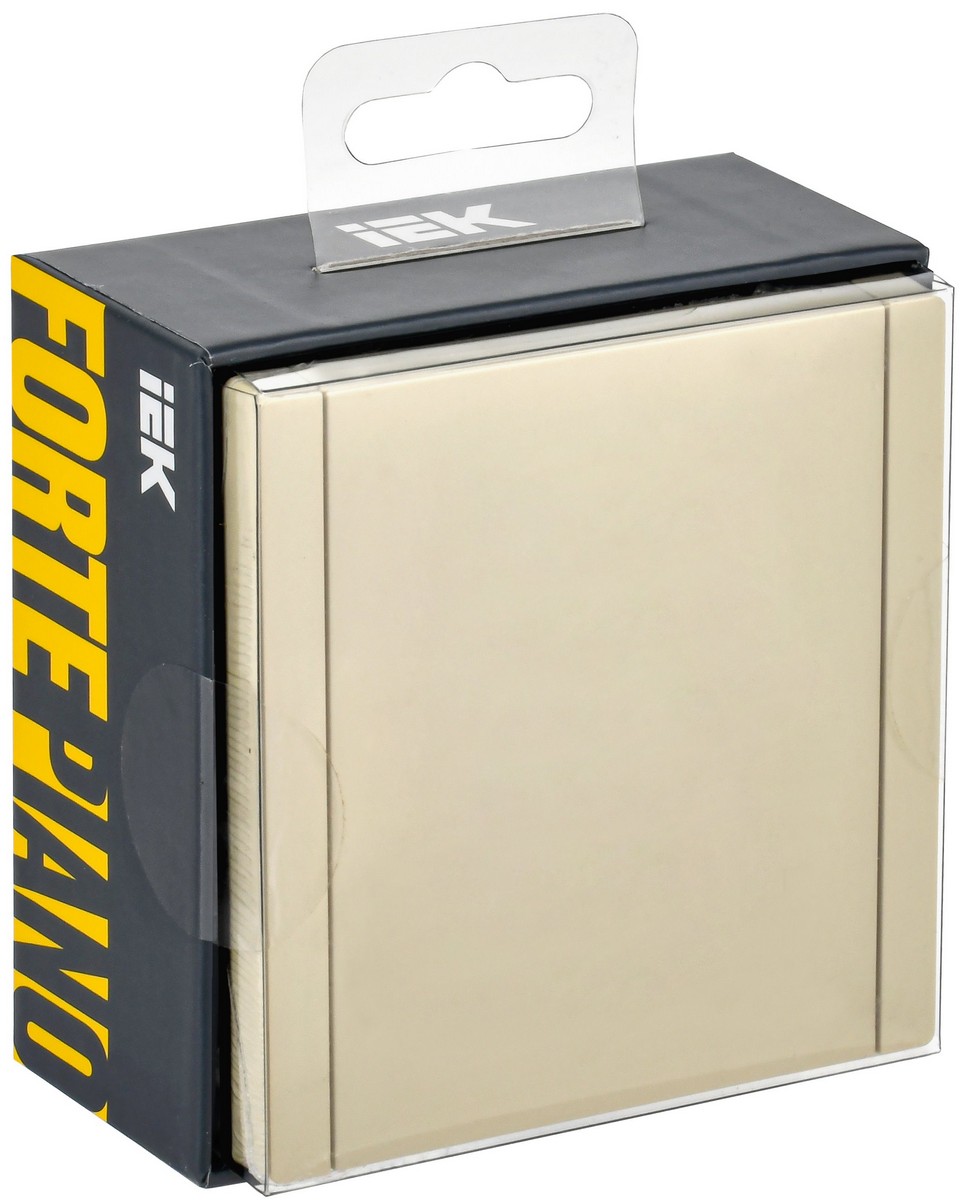 IEK FORTE&PIANO Ваниль Розетка IEK FORTE&PIANO Ваниль с/з со шт с крышкой винтовое крепление 16А IP44 FP421