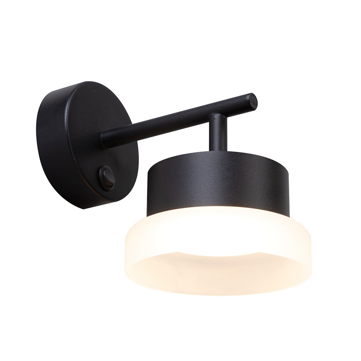 Накладные светодиодные светильники Светильник настенный Feron HL4600 OPAL 12W GX53 черный 51685 