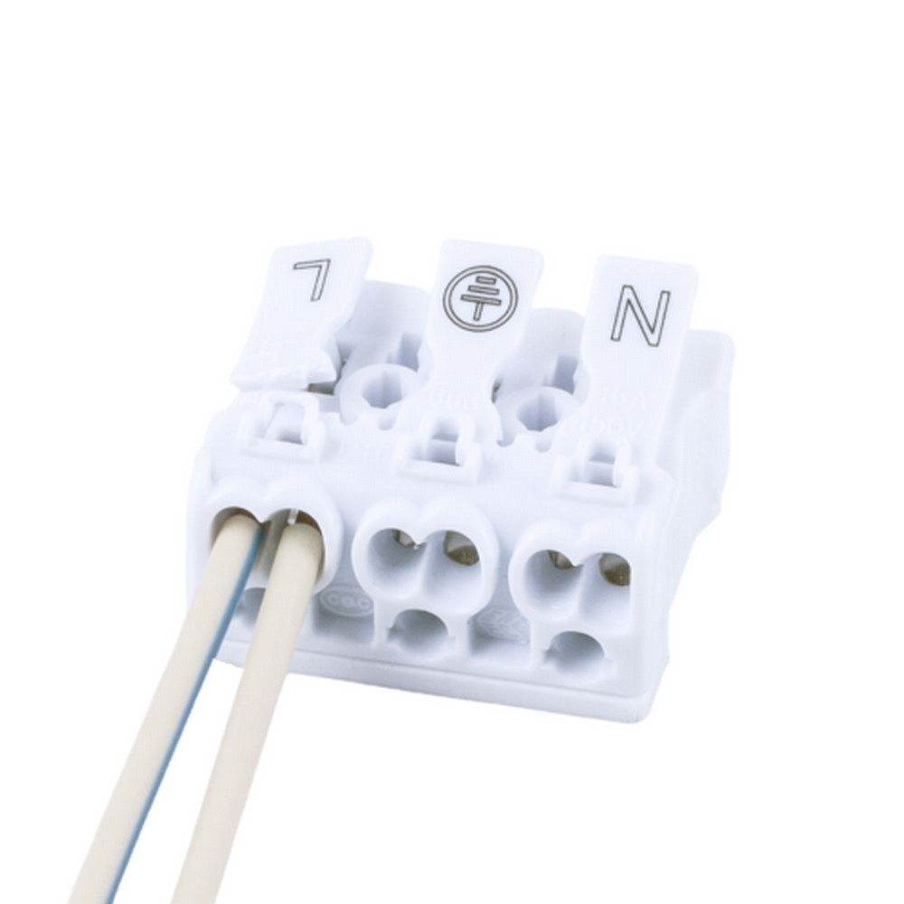 Клемма монтажная STEKKER, LD294-4003, для подключения фазных проводников, 3 контактные группы 39789